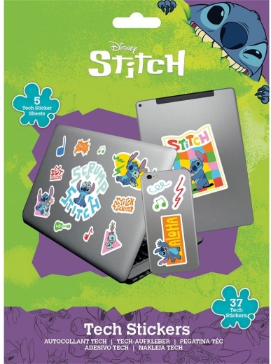 technische Aufkleber Lilo & Stitch
