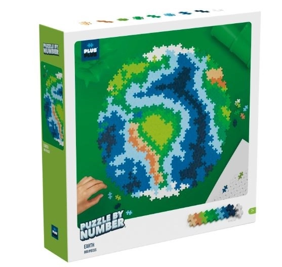 Plus-Plus Puzzle Nach Zahlen Erde 800 Teile