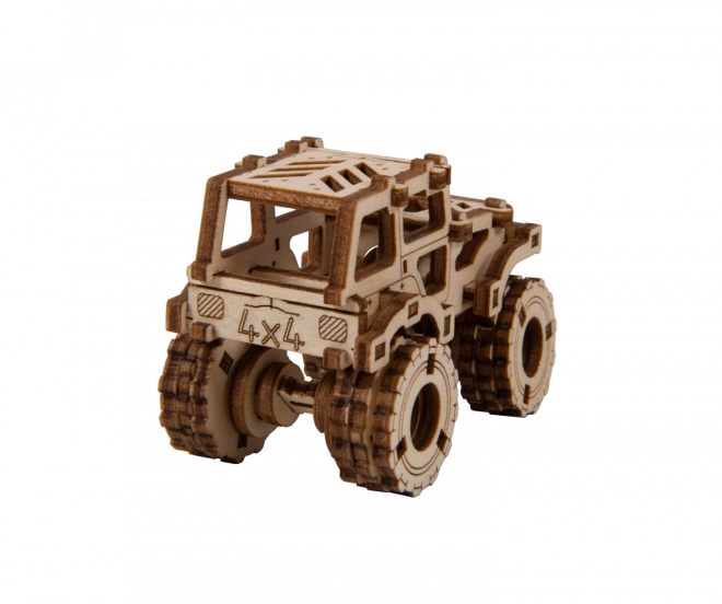 3D Holzpuzzle Superfast Monster Truck