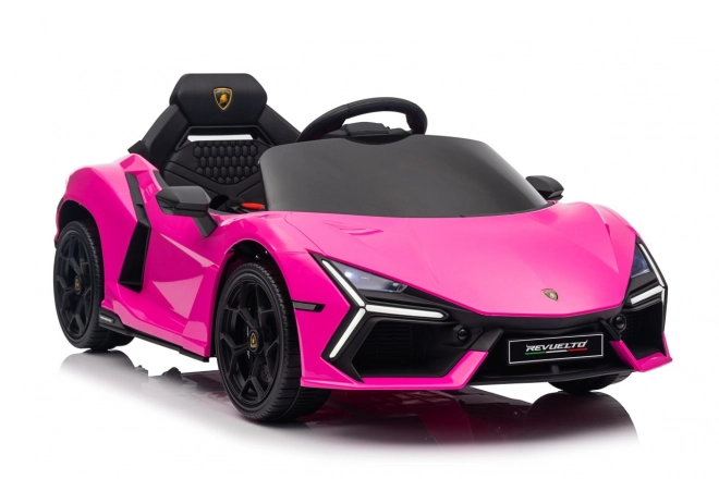 Rosa Lamborghini Revuelto für Kinder