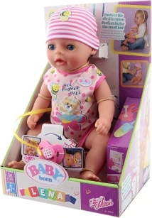 Baby born Lena 36 cm Puppe mit 7 Funktionen und Zubehör