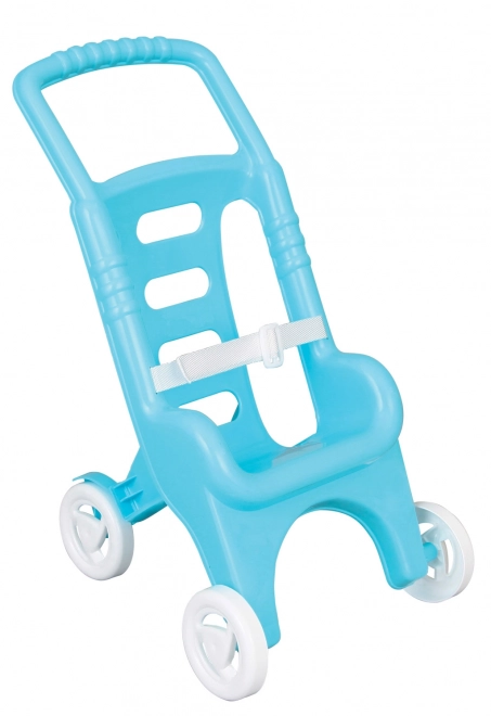 Plastik Puppenwagen Sportlich Blau