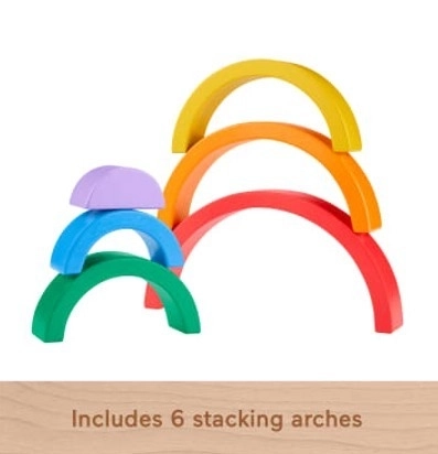 Fisher-Price Holzpuzzle Regenbogen für Kinder