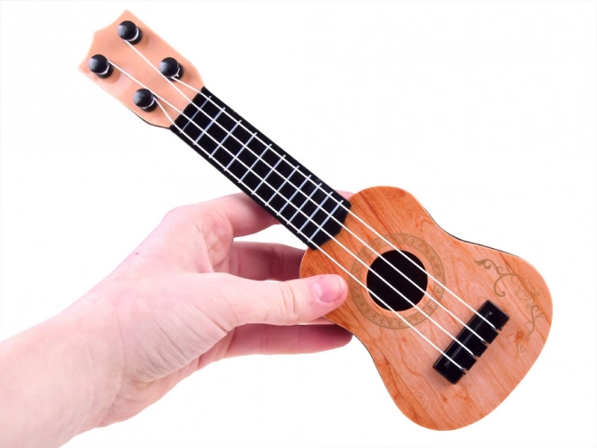 Mini-Ukulele für Kinder 25 cm – hellbraun