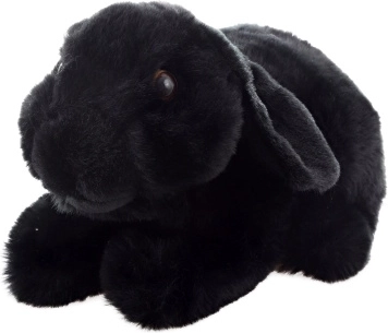 Schwarzes Plüschkaninchen ECO-FRIENDLY