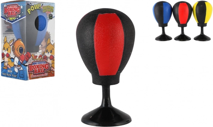 Mini-Boxball für den Schreibtisch mit Saugnapf, 14 cm, Anti-Stress-Spielzeug
