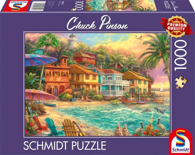 Puzzle Leben auf der Insel 1000 Teile