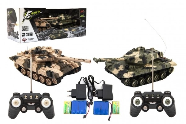 RC Panzer 2er Set mit Sound- und Lichteffekten