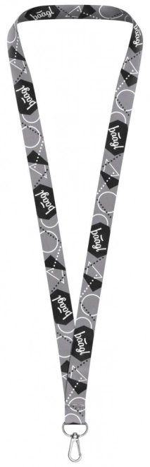 Schlüsselanhänger Lanyard in Grau