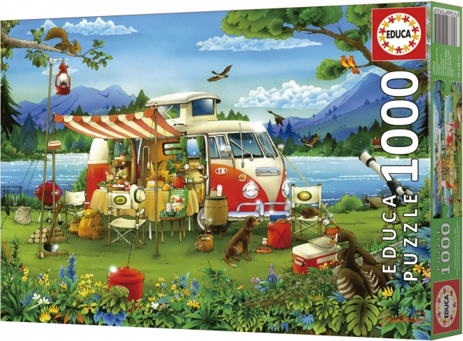 Educa Puzzle Camping 1000 Teile