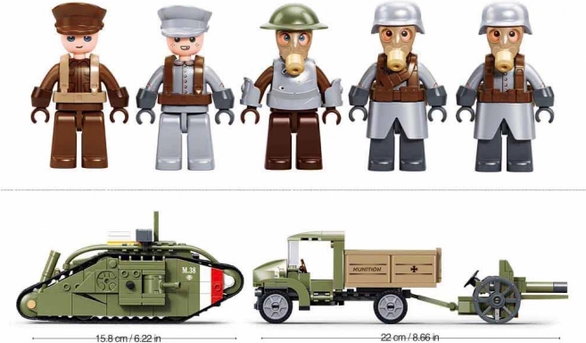 Sluban Armee-Panzer aus dem Zweiten Weltkrieg