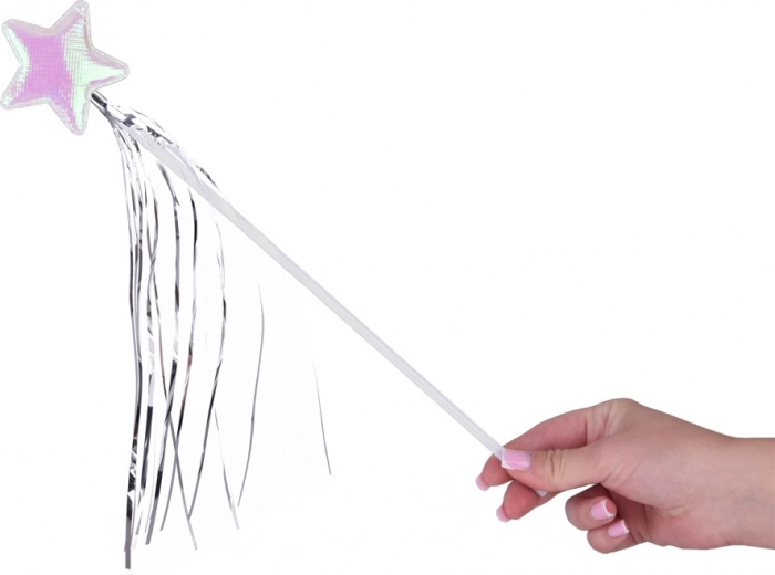 Heiligenschein und Stern-Zauberstab für einen magischen Effekt