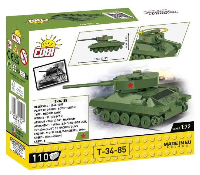 COBI T-34/85 Panzermodell 1:72