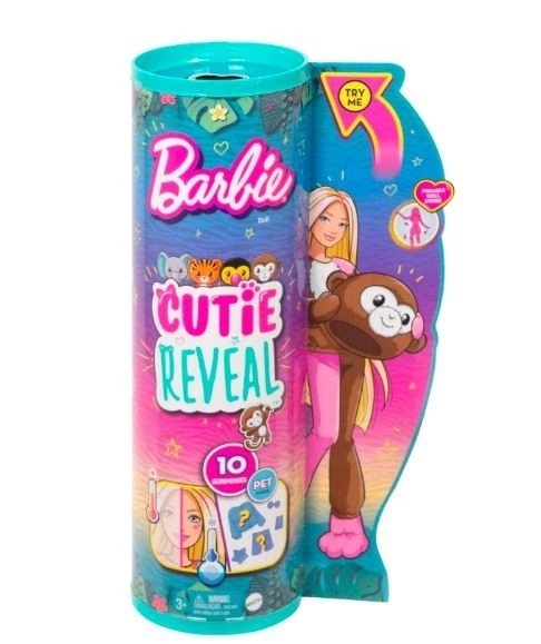 Barbie Cutie Reveal Affe Puppe