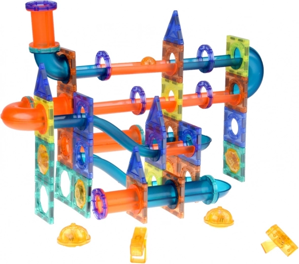 Transparente Röhren und sanfter Lauf der Kugeln