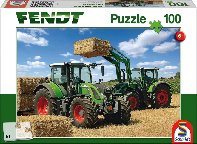 Puzzle Traktoren Fendt 724 Vario und Fendt 716 Vario 100 Teile