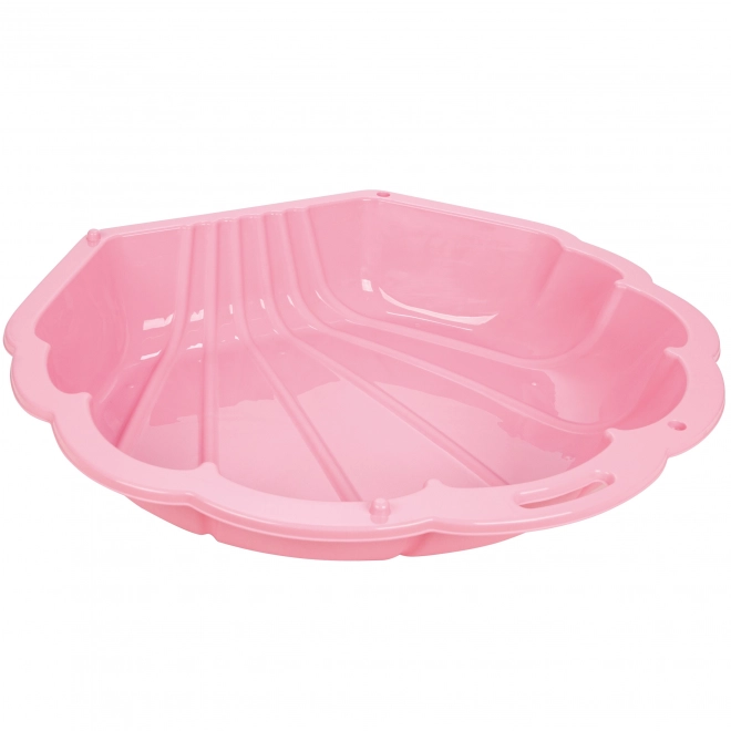 Schließbare Sandkastenmuschel rosa - 1 Stück