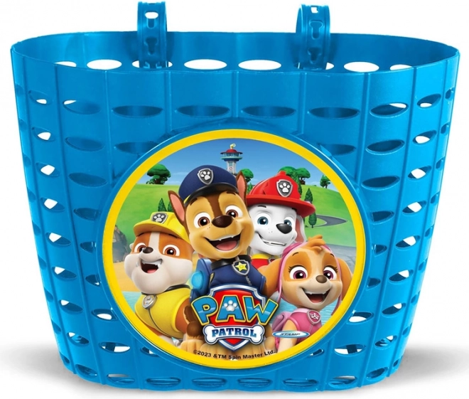 Verstellbarer Fahrrad- und Roller-Korb mit Paw Patrol Motiv