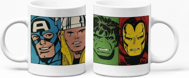 Keramiktasse Marvel Gesichter