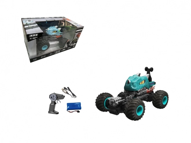 Blaues RC Stuntauto 1:16