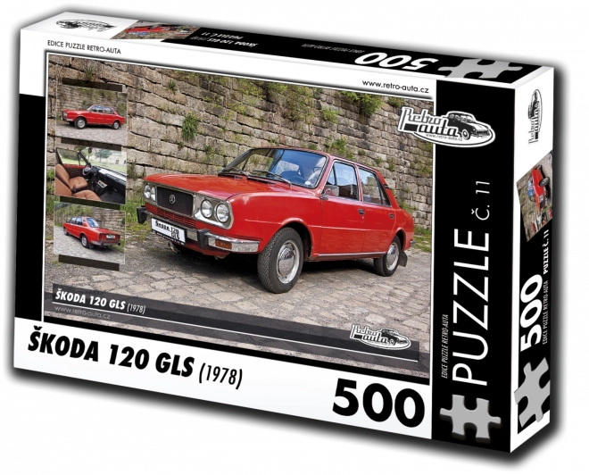 Retro-Puzzle Škoda 120 GLS 500 Teile