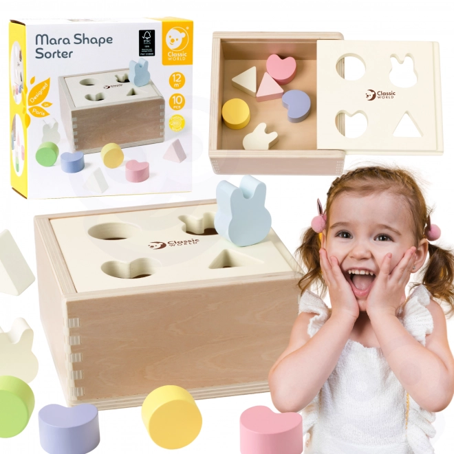 Holz Formen sortieren für Kinder von Classic World