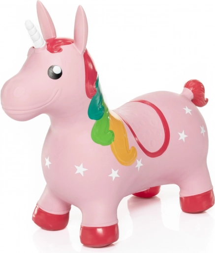 Hüpfspielzeug Skippy, Einhorn/Rosa