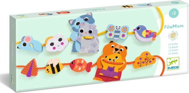 Holztierfiguren auffädeln Djeco
