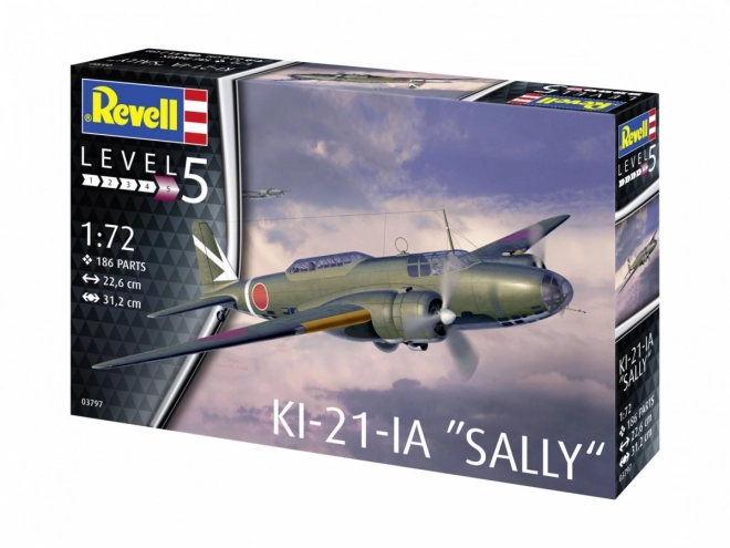 Plastikmodellflugzeug Mitsubishi Ki-21 Sally 1/72