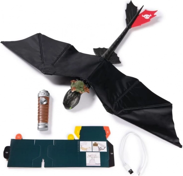 Fliegender Drache Ohnezahn mit Fernsteuerung