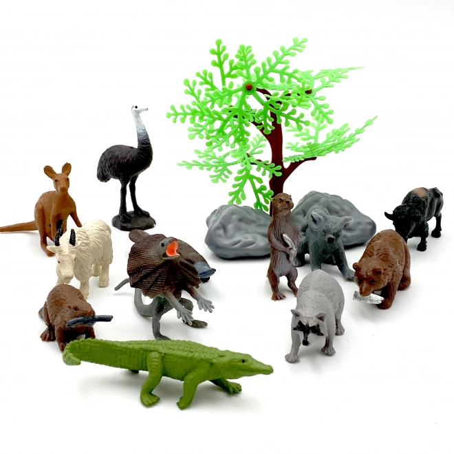 Woopie Set mit Figuren von Wilden Tieren