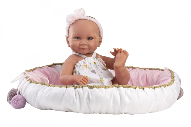 Realistische Babypuppe Mädchen mit Ganzkörper-Vinyl - 40 cm