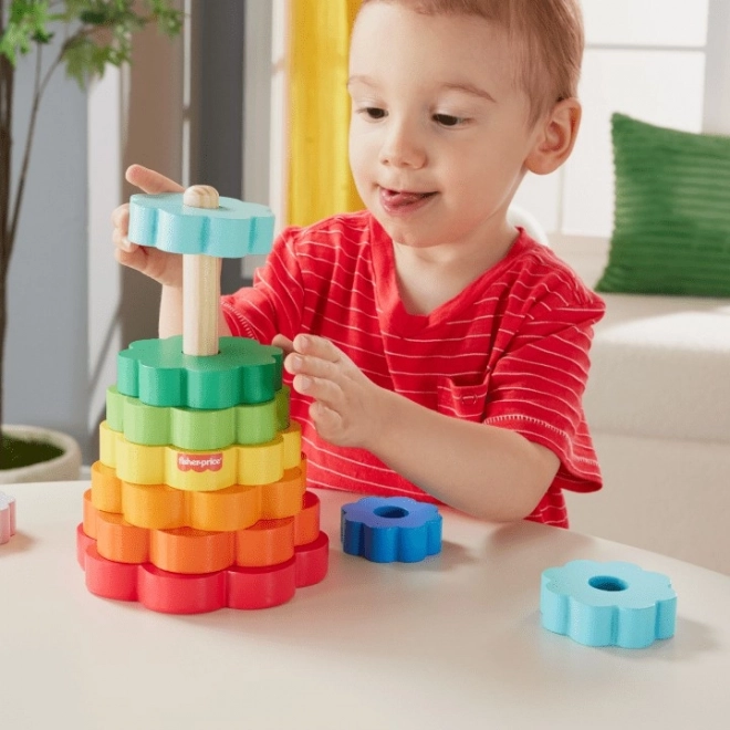 Fisher-Price Holzpyramide Bunte Blumen