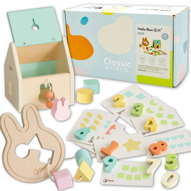 Pastell-Baukasten Classic World für Kinder von 12-18 Monaten