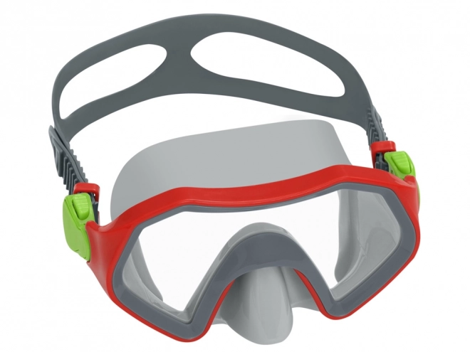 Farbenfrohe Schwimmmaske für Kinder ab 7 Jahren – Grau