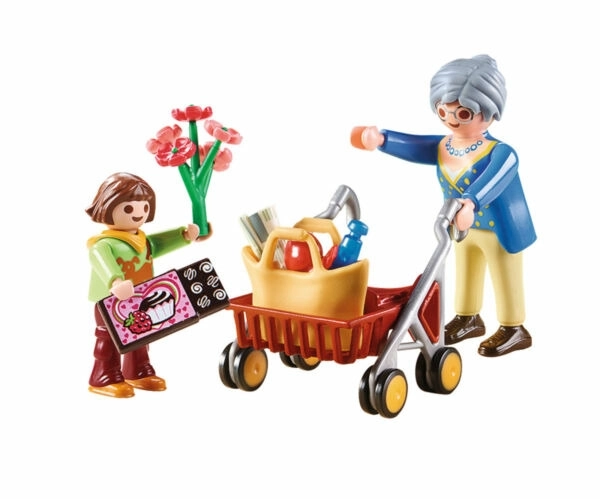 Großmutter mit Gehhilfe Playmobil