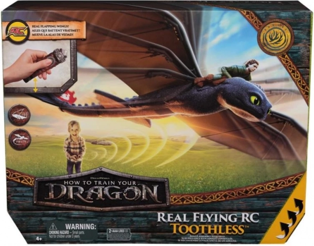Fliegender Drache Ohnezahn mit Fernsteuerung