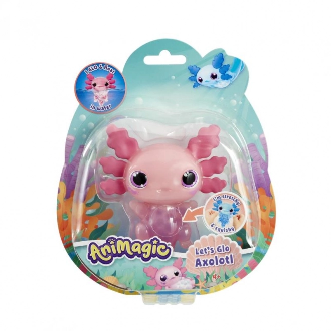 Interaktives Spielzeug Axolotl von Animagic, rosa