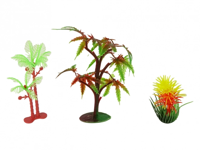 Dinosaurier Figuren Set 9-teilig Bunt