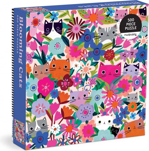 Puzzle Katzen in den Blumen 500 Teile