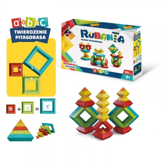 Pythagoras Rubanta Würfel 30 Teile