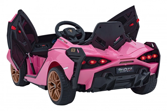 Lamborghini SIAN Kinderauto mit Batterie und Fernbedienung – Rosa