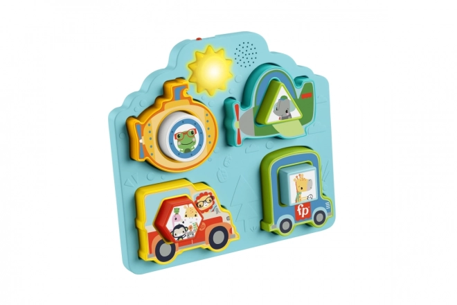 Fisher-Price Puzzlespiel Fahrzeuge und Formen - Lichter und Geräusche