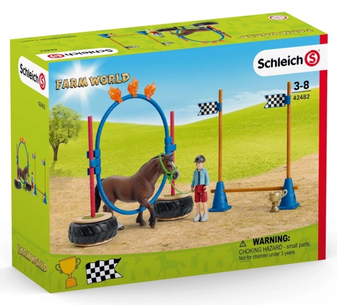 Schleich Farm World Agility-Rennen für Ponys