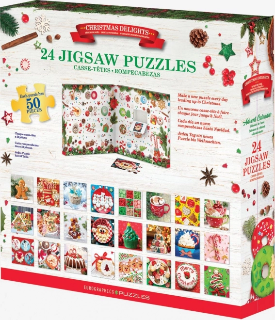 Adventskalender Puzzle Weihnachtsleckereien von Eurographics