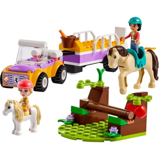 LEGO Friends Pferdeanhänger für Pferd und Pony