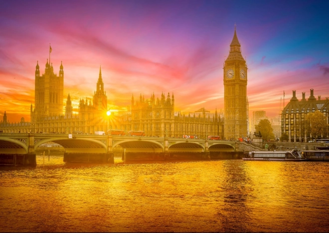 Enjoy Puzzle Brennendes London 1000 Teile