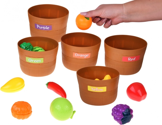 Farben lernen und spielerisch sortieren