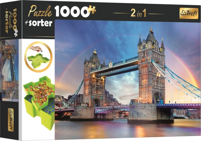 Puzzle TREFL 2in1 Tower Bridge London 1000 Teile