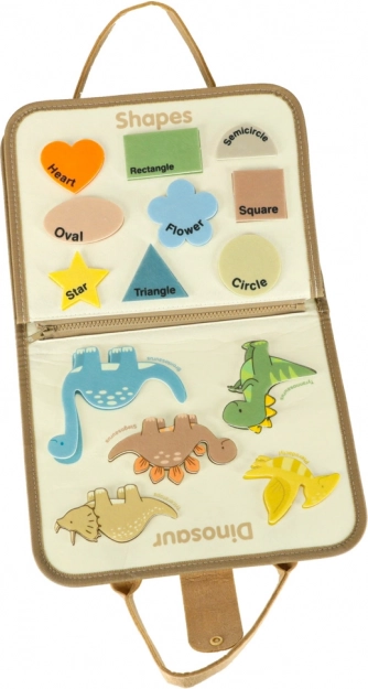 Montessori Sensorik-Koffer mit Dinosauriern